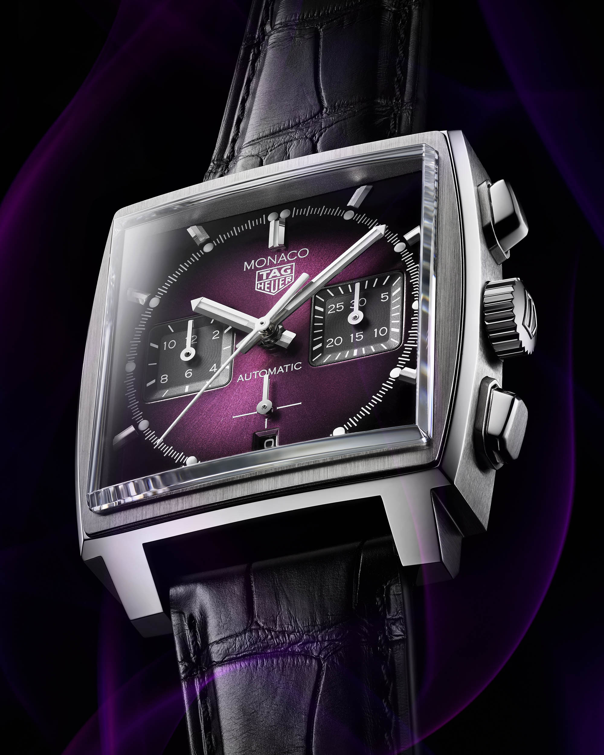 TAG Heuer Replica enthüllt Monaco Purple Dial Limited Edition Uhr